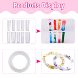113 Pcs DIY Pendant Bracelet Silicone Casting Molds Set with 100 Claw Nails