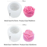 Rose Flower Silicone Mold Crystal Mold UV Resin Epoxy Resin Craft Supplies