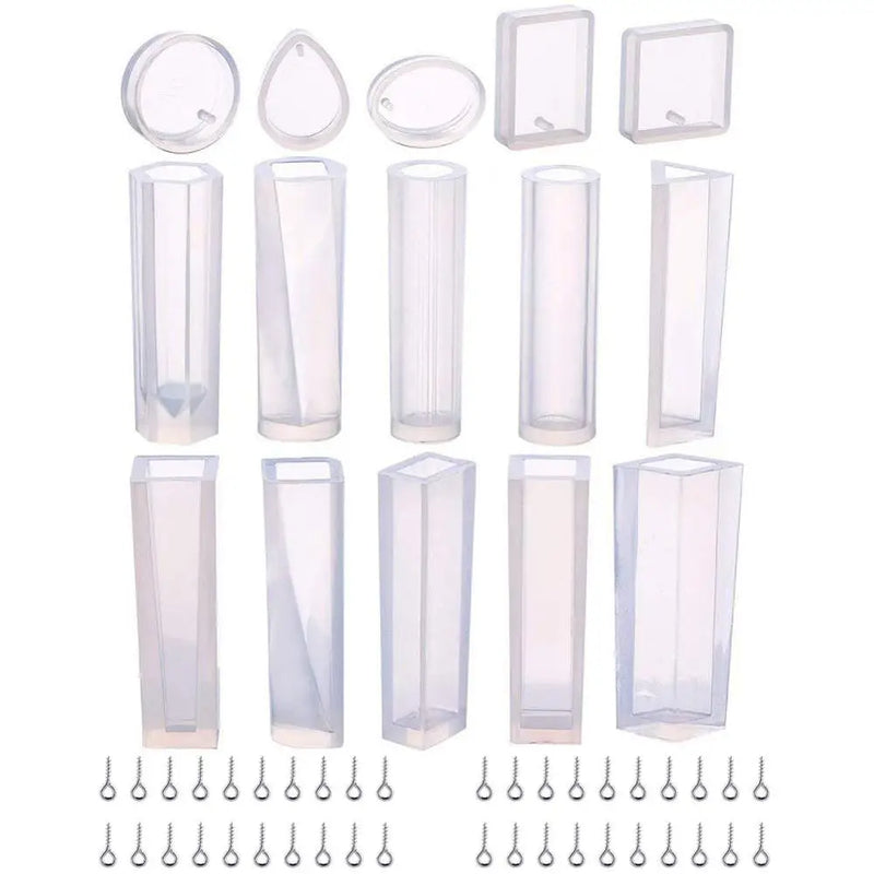 115 Pcs DIY Bracelet Pendant Jewelry Casting Molds Set