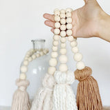 1150 PCs Wooden Beads Set DIY with Crystal Elastic Line