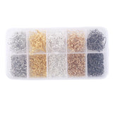 1150Pcs 5 Colors Jump Rings & Earring Hooks Kit for Jewelry Making
