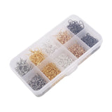1150Pcs 5 Colors Jump Rings & Earring Hooks Kit Jewelry Making Findings