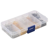 1150Pcs 5 Colors Jump Rings Earring Hooks Kit for Jewelry Making