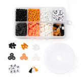 Halloween Mix Clay Beads DIY Kit for Bracelets and Earrings