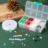 1155pcs Christmas Bead Making Kit for DIY Xmas Bracelet