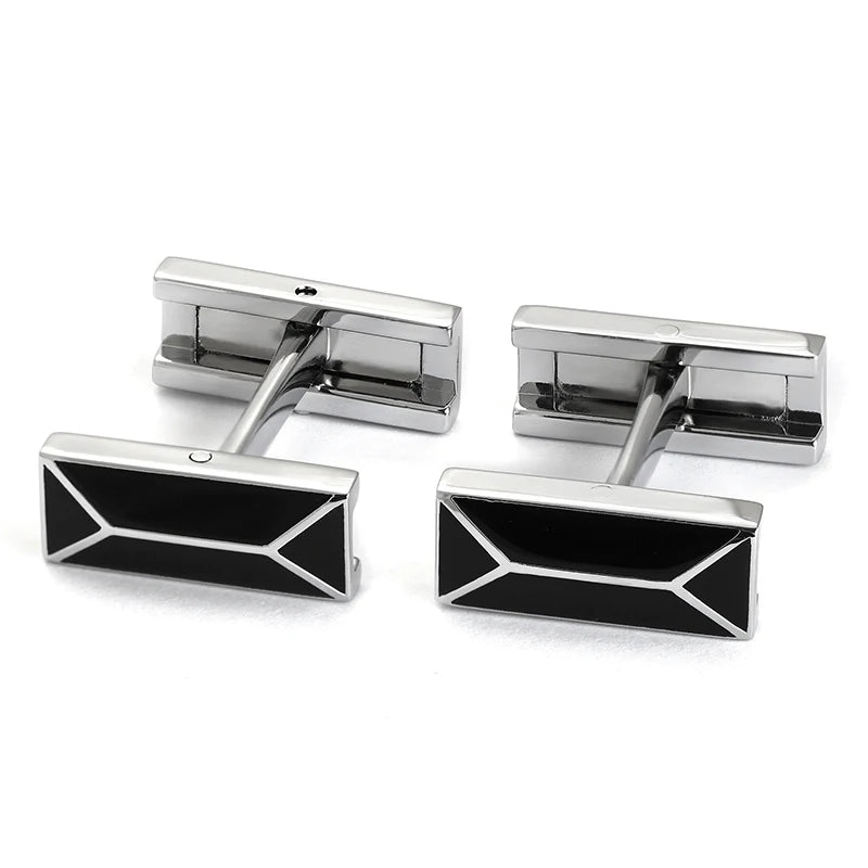 Enamel Hot Brass Gemelos Cufflinks