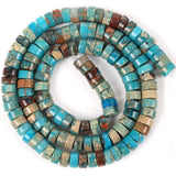 115pcs 6*3mm Natural Stone Beads for Jewelry Making Diy Bracelet