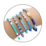 1160Pcs Clay Beads Set with Elastic Cord for DIY Craft Jewelry Making