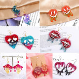 117-Piece Earring Resin Molds Set for DIY Keychains