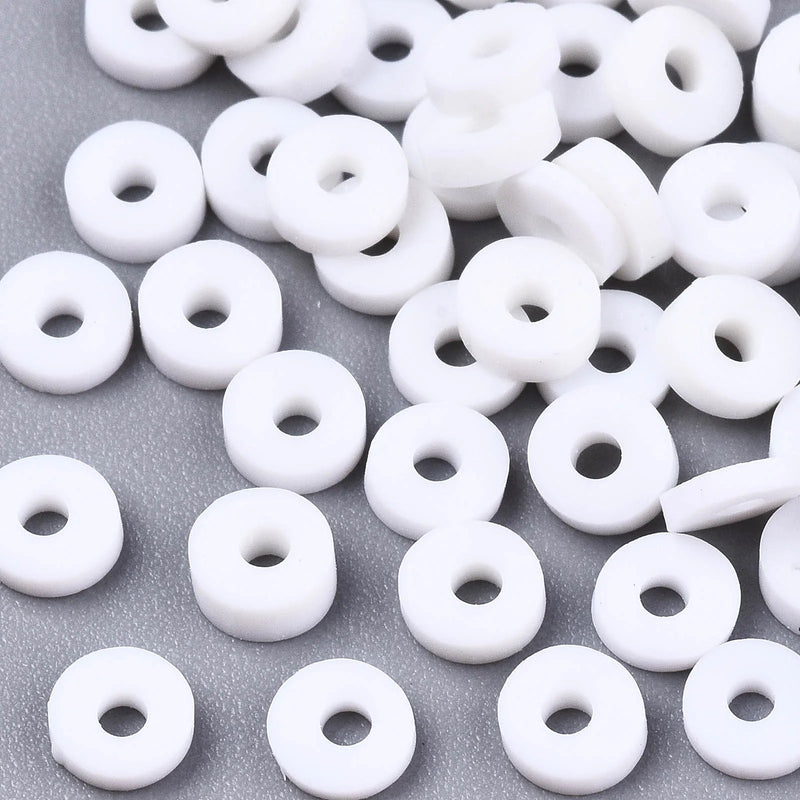 1175pcs 6x1mm Clay Beads for DIY Jewelry Making