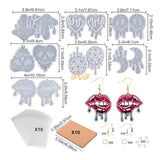 Blood Dripping Silicone Earring Mold with Hole