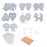 Blood Dripping Silicone Earring Mold with Hole