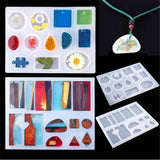 Resin Jewelry Silicone Molds Set Heart Alphabet Shaped Moulds