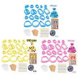 118 PCS Clay Cutters for Earring Jewelry Making Yellow