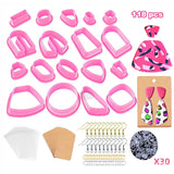 118 PCS Clay Cutters for Earring Jewelry Making Yellow