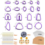 118Pcs Polymer Clay Cutters for Earrings DIY Jewelry Making Tools