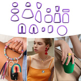 118Pcs Polymer Clay Cutters for Earrings DIY Jewelry Making Tools