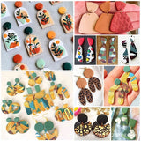 118Pcs Polymer Clay Cutters for Earrings DIY Jewelry Pendant Making Tools