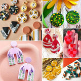 118pcs DIY Craft Plastic Earring Cards & Cutters & Hooks & Mould
