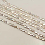11MM 20Pcs Flat Flower Baroque Pearl Strand Earring Charms
