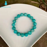 Natural Mozambique Amazonite Beads Bracelet Crystal Gift Woman
