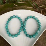 Natural Mozambique Amazonite Beads Bracelet Crystal Gift Woman