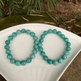 Natural Mozambique Amazonite Beads Bracelet Crystal Gift Woman