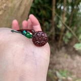 Natural lobular red sandalwood Bracelet Beads Woman Man Gemstone Jewelry