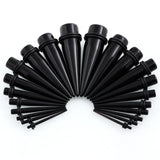 11PCS Acrylic Ear Tapers Stretching Kits Piercing Expander Plugs Tunnels