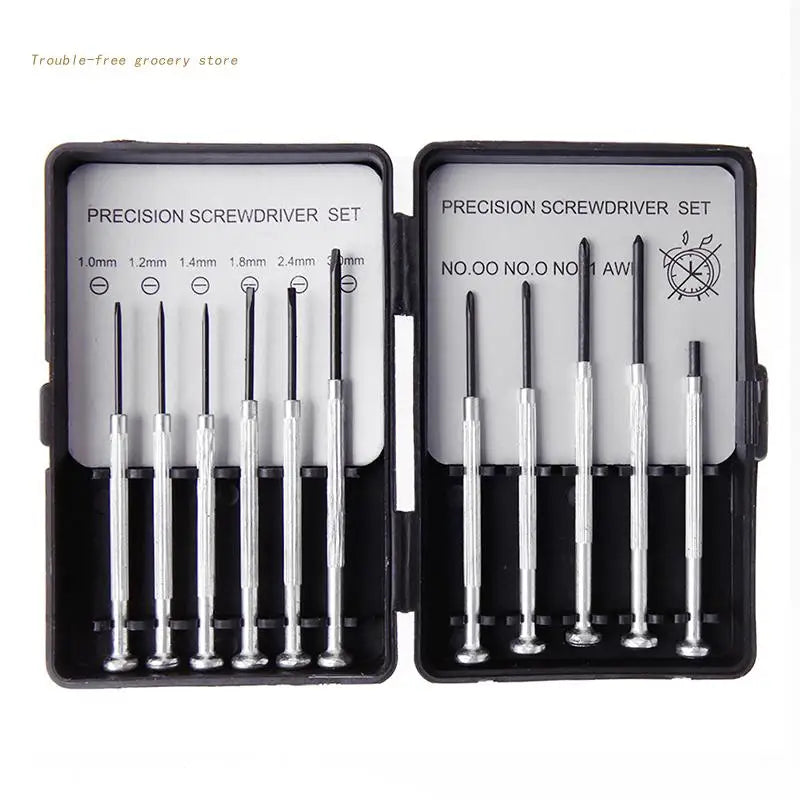 11PCS Precision Screwdriver Set Mini Repairs Kit for Jewelry Watches Glasses