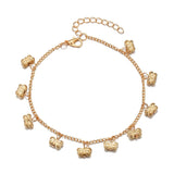 11Pcs Boho Beach Beaded Anklet Bracelet Set for Women Teen Girls