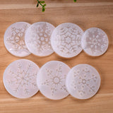 11Pcs Snowflake Resin Molds Christmas DIY Crafts Epoxy Casting Silicone Pendant