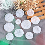 11Pcs Snowflake Resin Molds Epoxy Resin Christmas Decor DIY Crafts