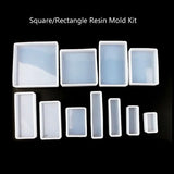 11Pcs Resin Molds Kit for Jewelry Making Tools