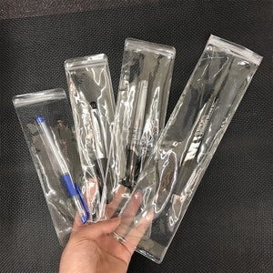 11Pcs Clear Plastic Jewelry Zip Lock Bags Waterproof Earring Beads Storage