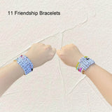 11Pcs Swiftie Bead Charm Bracelets Elastic Letter Bead