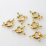 11mm13mm Round Clavicle Necklace Clasp 6PCS