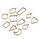 Geometric Hollow Frame Metal Border Molds for DIY Jewelry Making