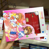 Cardcaptor Sakura Athemis Card Keychain Set Cosplay Pendant Anime Magic Girl