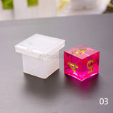 11pcs Dice Resin Mould Multi-spec Game Dice Fillet Shape Silicone Mold Making