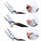 11pcs Jewelry Tool Kits Round Nose Plier Side Cutting Pliers DIY Tools