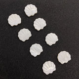 11x12mm Shell Beaded Scallop Spacer Loose Beads for Jewelry Making