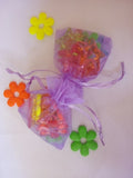100 Light Purple Organza Bags Drawstring Pouch for Gift Packaging