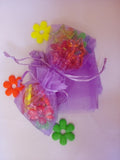 100 Light Purple Organza Bags Drawstring Pouch for Gift Packaging