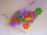 100 Light Purple Organza Bags Drawstring Pouch for Gift Packaging
