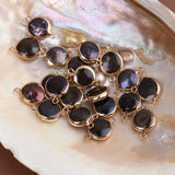 11x19MM 8Pcs Colorful Freshwater Pearl Baroque Charms