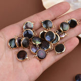11x19MM 8Pcs Colorful Freshwater Pearl Baroque Charms