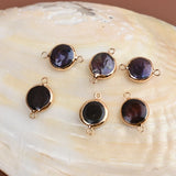 11x19MM 8Pcs Colorful Freshwater Pearl Baroque Charms