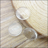 350 pcs 12mm Round Glass Pendant Cover for Jewelry Making