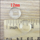 350 pcs 12mm Round Glass Pendant Cover for Jewelry Making